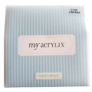 Close To My Heart My Acrylix C1256 Little Boys Rubber Stamp Set